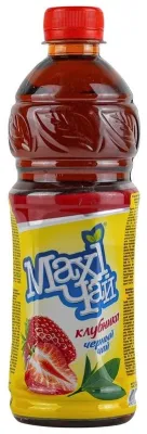 Напиток Maxi Чай клубника черный 0.45 л