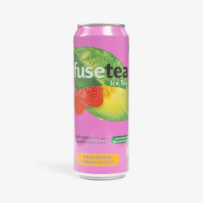 Чай Fuse Tea клубника и дыня, 0.45 л