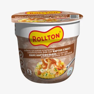 Пюре картофельное Роллтон вкус жареных лисичек, 40 г