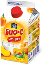 БИО-С Имун+ Персик 2,9% 500 мл