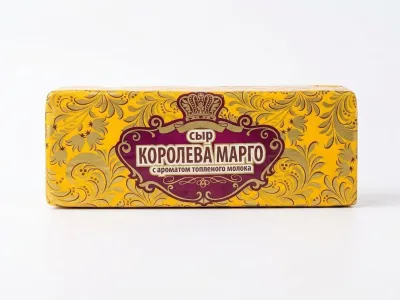Сыр "Королева марго" с ароматом топленого молока полутвердый
