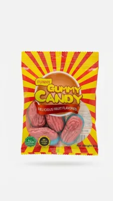 Жевательный мармелад Funny Gummy Candy «Фруктовый вкус», 60 г