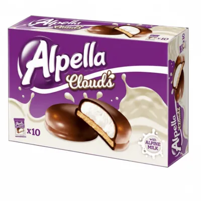 Печенье Alpella Clouds c маршмэллоу 250 г