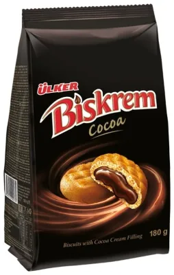 Печенье Ulker Biskrem с какао- кремом 180 г