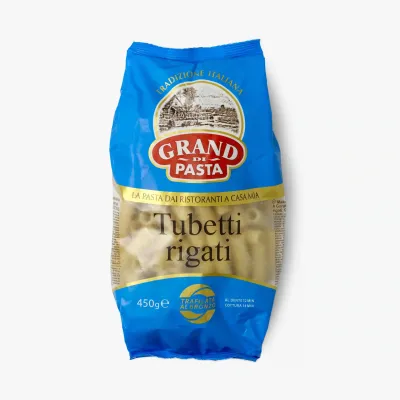 Макароны Grand di Pasta Tubetti Rigati трубочки, 450 г