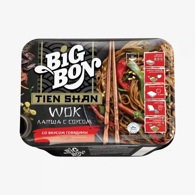 Лапша Big Bon WOK Говядина 85 г