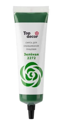 Пищевой краситель Top Decor Зелёная 2272, 100 г 
