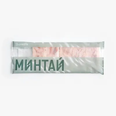 Минтай Borealis филе блочное, 750 г