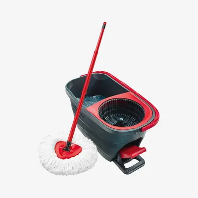 Набор Vileda Turbo Smart для мытья полов (швабра + ведро с отжимом)