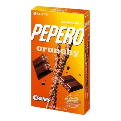Печенье-палочки LOTTE Pepero Crunchy, 39 г