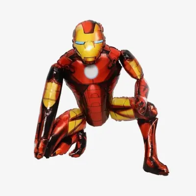 Сидящий фольгированный шар Iron Man 22см х16,5см