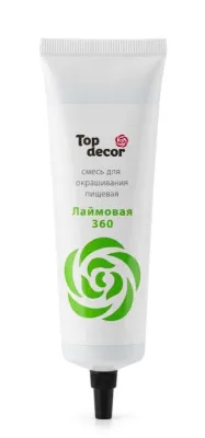 Пищевой краситель Top Decor Лаймовая 360, 100 г 