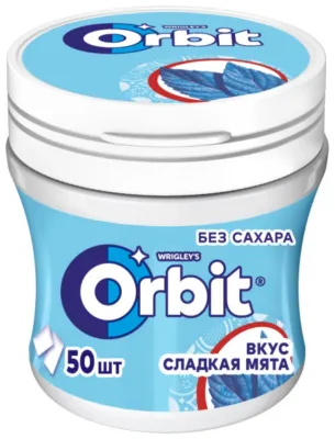 Жевательная резинка Orbit Сладкая мята 50 шт