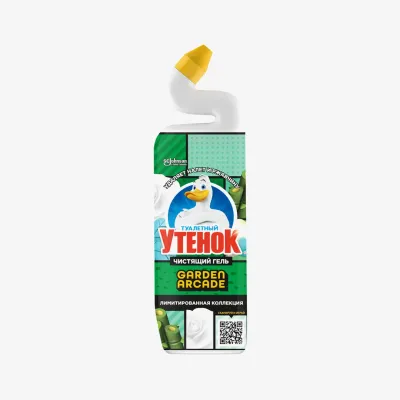 Гель Туалетный Утенок чистящий цветочный, 800 мл