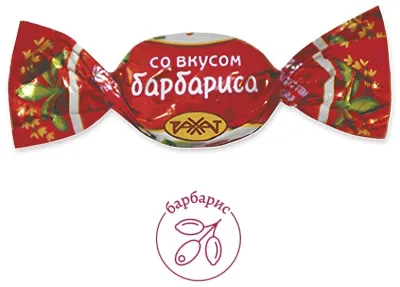 Конфеты карамель Рахат Барбарис 0.3 кг