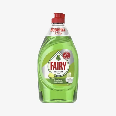 Средство Fairy Platinum лайм для мытья посуды, 430 мл