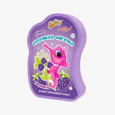 Бурлящая фигурка Baffy ежевика, 75 г