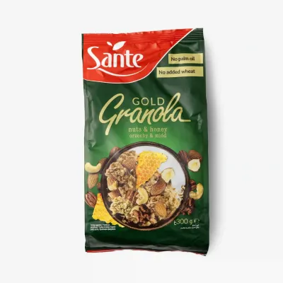 Гранола Sante Gold с орехами, 300 г