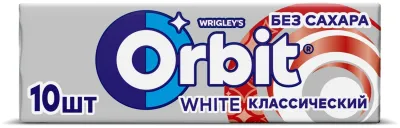 Жевательная резинка Orbit White Классический 10 шт