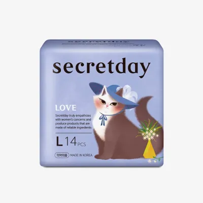 Прокладки SecretDay женские гигиенические LOVE, Large, 14 шт