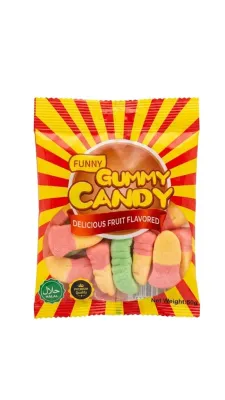 Жевательный мармелад Funny Gummy Candy «Зубки и бананы», 60 г