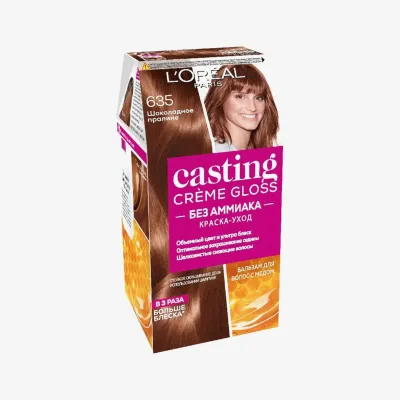 Краска L'Oreal Paris Casting Creme Gloss стойкая без аммиака #635 Шоколадное пралине