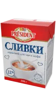 Сливки President 11% 200 мл