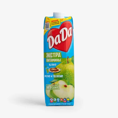 Сок DaDa яблочный 950 мл
