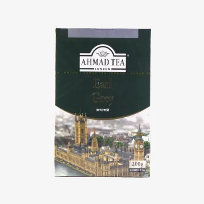 Чай Ahmad Tea earl grey черный со вкусом бергамота 200 г