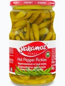 МАРИНОВАННЫЙ ОСТРЫЙ ПЕРЕЦ «YAKAMOZ» (350 Г)