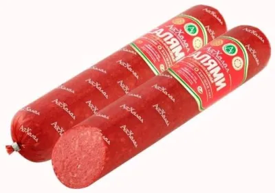 Колбаса Ал-Халал Салями полукопченая