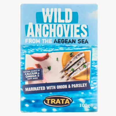 Анчоусы маринованные Trata 100 г ж/б