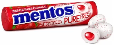 Жевательная резинка Mentos Pure Fresh клубника 8 шт