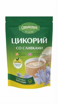 РАСТВОРИМЫЙ ЦИКОРИЙ СО СЛИВКАМИ «СТОЛЕТОВЪ» (НА ЗДОРОВЬЕ)