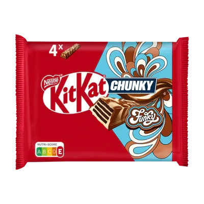 Батончик Kitkat вафельный чанки фанки, 160 г
