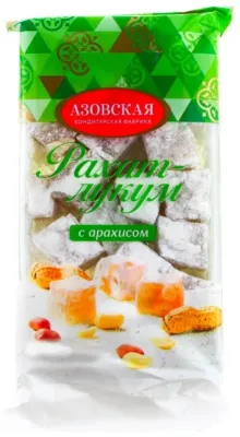 Азовская кондитерская фабрика рахат-лукум с арахисом 300 г