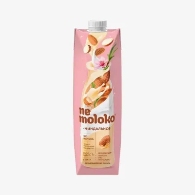 Напиток Nemoloko на рисовой основе, миндальный 1 л