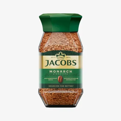 Кофе Jacobs Monarch растворимый сублимированный с/б 95 г
