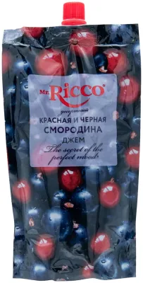 Mr.Ricco джем красная смородина, черная смородина 300 г