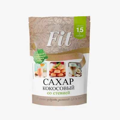 Сахар Fit Parad кокосовый со стевией 150 г