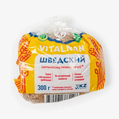 Хлеб Vitalnan Шведский цельнозерновой 300 г