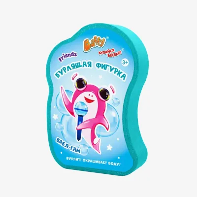 Бурлящая фигурка Baffy бабл-гам, 75 г