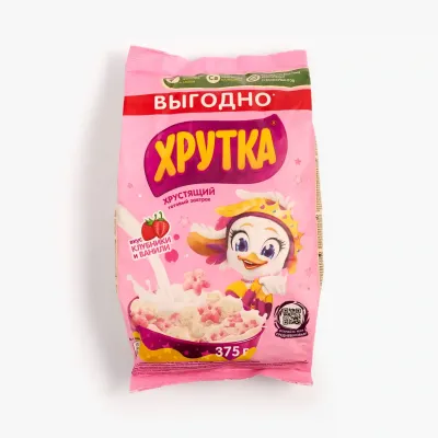 Готовый завтрак Хрутка Клубнично-Ванильное настроение 375 г