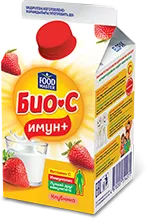 БИО-С Имун+ Клубника 2,9% 450 мл