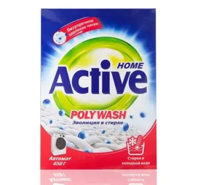 Стиральный порошок автомат Active Home Polywash, 450 г