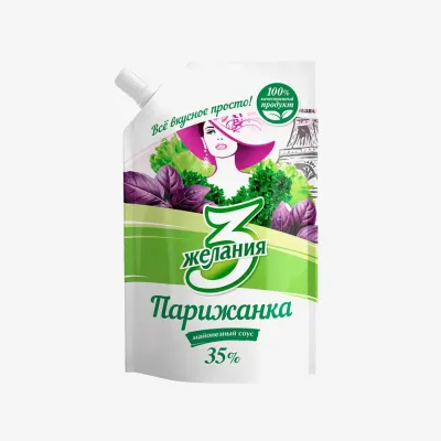 Соус 3 Желания Парижанка майонезный с дозатором 190 г