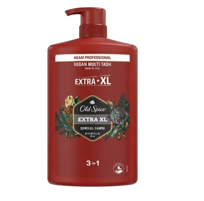 Гель для душа и шампунь Old Spice Epic Legend Extra XL 3 в 1 с дозатором, 1000 мл