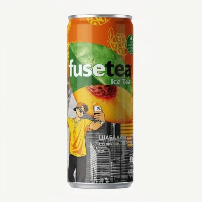 Fuse tea чай Персик 0,45л ЖБ