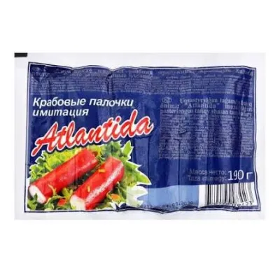 Крабовые палочки Atlantida, 190 г