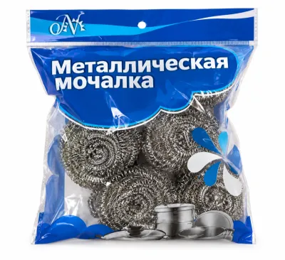 Металлическая мочалка для посуды
